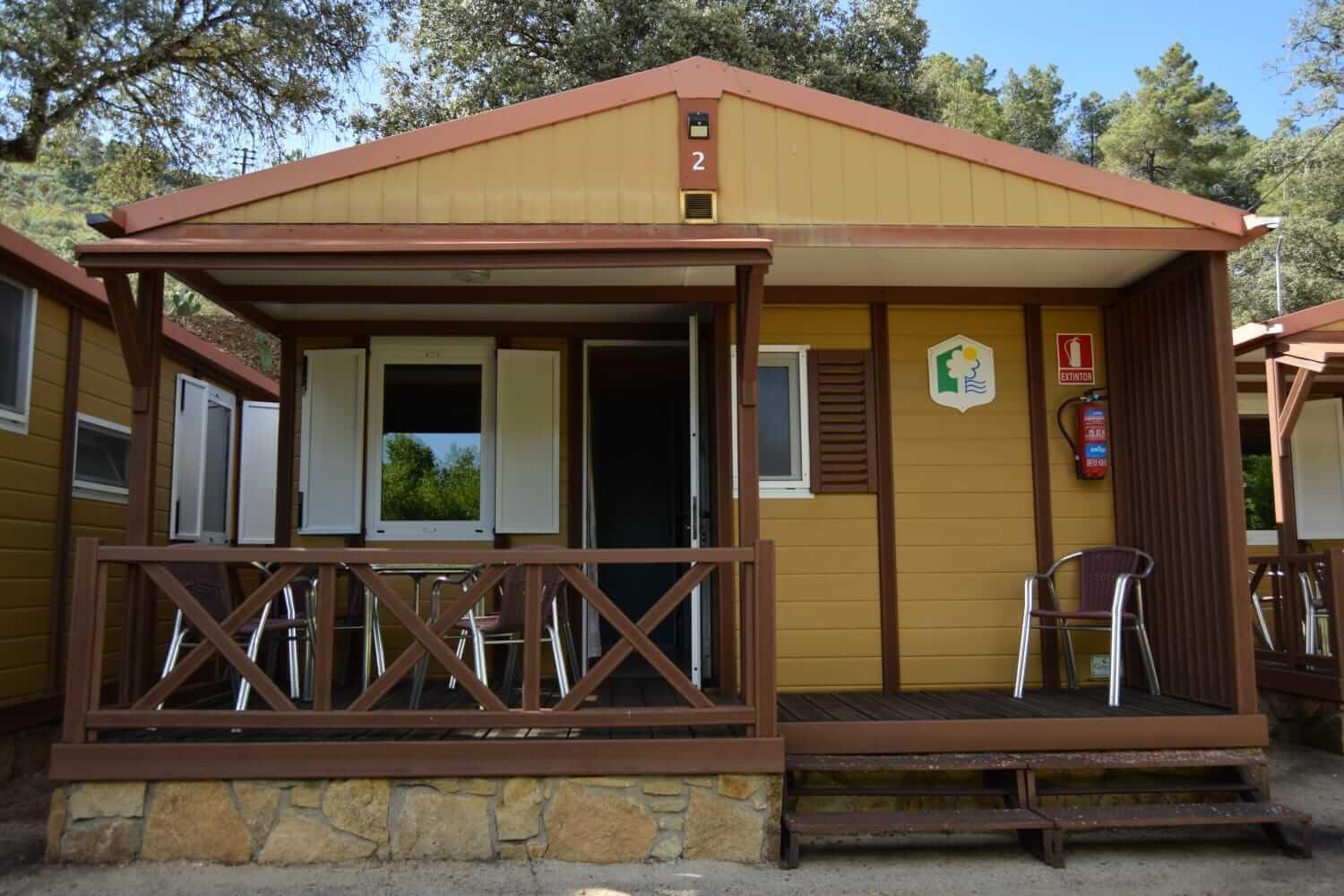 Bungalows, Camping Vega De Francia Sotoserrano Eksteriør bilde